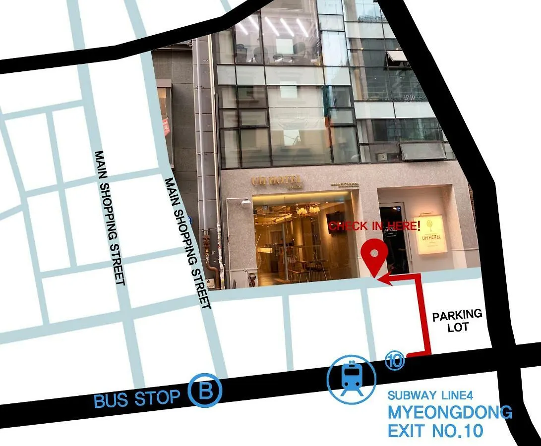 Uh Hotel Seoul 3*,